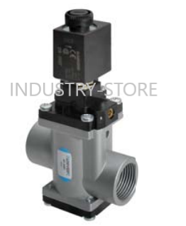 Pneumatic valve AF-2545 UNIVER with metallic body and control port, designed for industrial automation applications