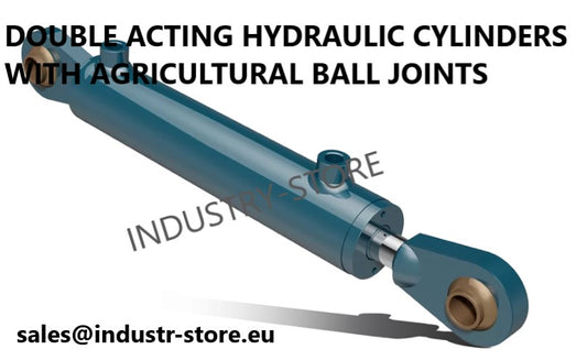 DOUBLE ACTING HYDRAULIC CYLINDERS WITH AGRICULTURAL BALL JOINTS