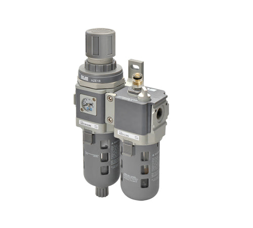 HZE-D - UNIVER - FILTER REGULATOR+LUBRICATOR - MANUAL DRAIN