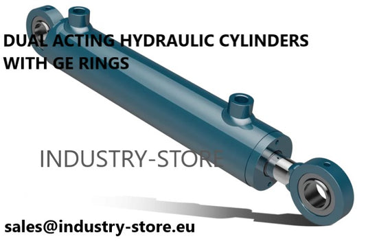 DOUBLE ACTING HYDRAULIC CYLINDERS WITH GE RINGS